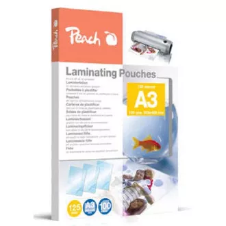 PEACH folija za kaširanje A3 (303x426mm), 125mic, sjajna, 100 kom
