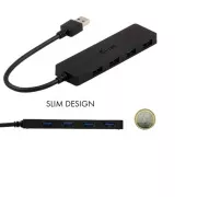i-Tec USB3.0 HUB 4 priključka, pasivni, SLIM