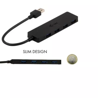 i-Tec USB3.0 HUB 4 priključka, pasivni, SLIM