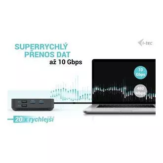 I-tec USB-C HDMI + Dual DP priključna stanica s napajanjem 100 W + i-tec univerzalni punjač 112 W