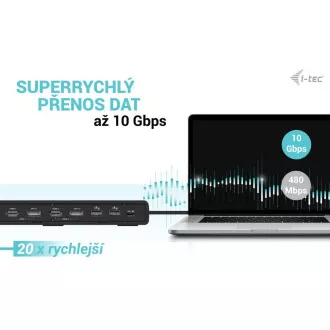 I-tec USB 3.0 / USB-C / Thunderbolt priključna stanica s dva zaslona + PD 100 W I-tec USB 3.0 / USB-C / Thunderbolt priključna stanica s dva zaslona + PD 100 W