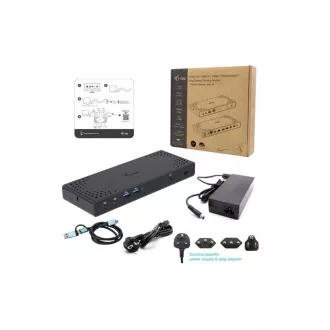 I-tec USB 3.0 / USB-C / Thunderbolt priključna stanica s dva zaslona + PD 100 W I-tec USB 3.0 / USB-C / Thunderbolt priključna stanica s dva zaslona + PD 100 W