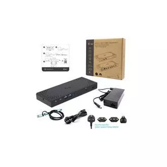 I-tec USB 3.0 / USB-C / Thunderbolt priključna stanica s dva zaslona + PD 100 W I-tec USB 3.0 / USB-C / Thunderbolt priključna stanica s dva zaslona + PD 100 W