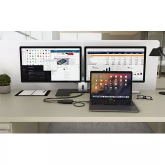 I-tec USB-C Dual 4K/60Hz (jedan 8K/30Hz) DP video adapter