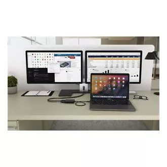 I-tec USB-C Dual 4K/60Hz (jedan 8K/30Hz) DP video adapter