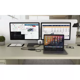 I-tec USB-C Dual 4K/60Hz (jedan 8K/30Hz) HDMI video adapter