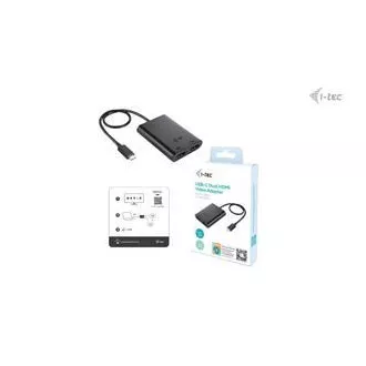 I-tec USB-C Dual 4K/60Hz (jedan 8K/30Hz) HDMI video adapter