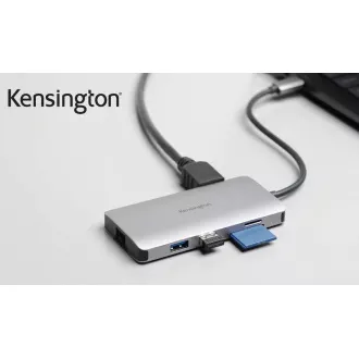 KENSINGTON Mobilna priključna stanica UH1400P USB-C® 8-u-1 KENSINGTON Mobilna priključna stanica UH1400P USB-C® 8-u-1