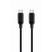 GEMBIRD CABLEXPERT USB PD (Power Delivery) kabel, 100 W, Type-C na Type-C kabel (CM/CM), 1,5 m, podaci i napajanje, crni