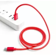 Crono kabel USB 2.0/ USB A muški - microUSB muški, 1.0m, crveni premium