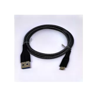 Crono kabel USB 2.0/ USB A muški - microUSB muški, 1.0m, crni premium Crono kabel USB 2.0/ USB A muški - microUSB muški, 1.0m, crni premium