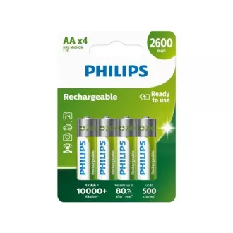 Philips baterija AA 2600mAh MultiLife, NiMh - 4 kom Philips baterija AA 2600mAh MultiLife, NiMh - 4 kom