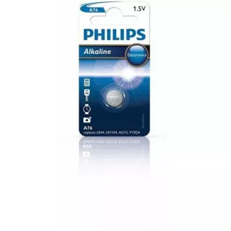 Philips gumbasta baterija A76, alkalna - 1kom (LR44)