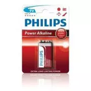 Philips baterija 9V PowerLife, alkalna - 1kom