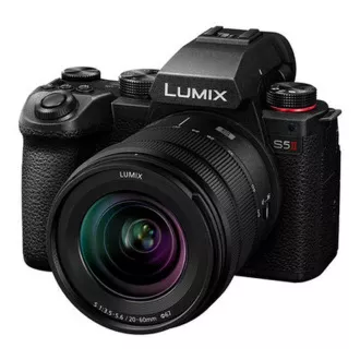 Panasonic Lumix DC-S5 Mark II + Lumix S 20-60 mm f/3.5-5.6 Macro OIS 24.2 Mpx, crni Panasonic Lumix DC-S5 Mark II + Lumix S 20-60 mm f/3.5-5.6 Macro OIS 24.2 Mpx, crni