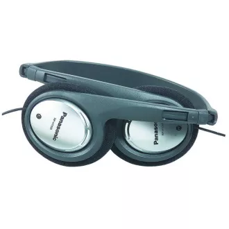 Panasonic RP-HT090E-H, žičane slušalice, preko glave, 3.5mm jack, 6.3mm jack, kabel 5m, kontrola glasnoće, siva