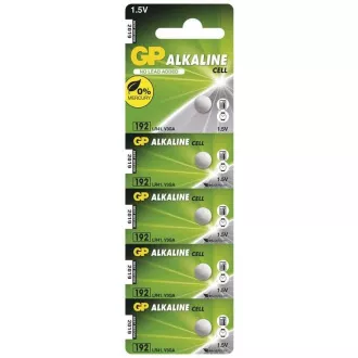 GP LR41 (GP192, 7,9 x 3,6 mm) - 5 kom. GP LR41 (GP192, 7,9 x 3,6 mm) - 5 kom.