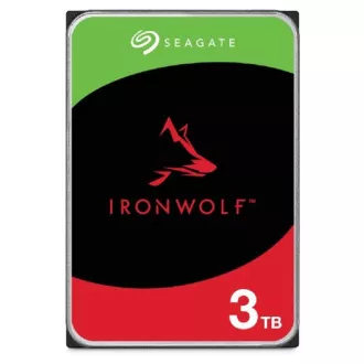 Seagate IronWolf, NAS HDD, 3TB, 3,5", SATAIII, 256MB cache, 5400RPM