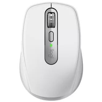 Logitech miš MX Anywhere 3S - bežični/bluetooth/darkfield/6 tipki/8000dpi/usb-c/tihi/svijetlo sivi