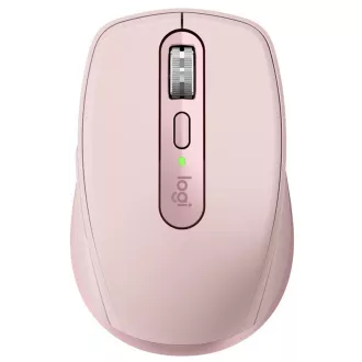 Logitech miš MX Anywhere 3S - bežični/bluetooth/darkfield/6 tipki/8000dpi/usb-c/tihi/ružičasti