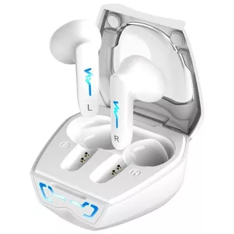 Genius HS-M920BT, slušalice, bežične, in-ear, mikrofon, trajanje baterije 4 sata, LED pozadinsko osvjetljenje, Bluetooth, USB-C, bijela
