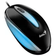 Genius DX-Mini / Miš, žičani, optički, 1000DPI, 3 gumba, USB, RGB LED, crni