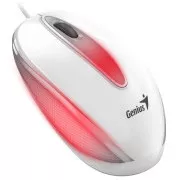 Genius DX-Mini / Miš, žičani, optički, 1000DPI, 3 gumba, USB, RGB LED, bijeli