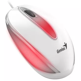 Genius DX-Mini / Miš, žičani, optički, 1000DPI, 3 gumba, USB, RGB LED, bijeli