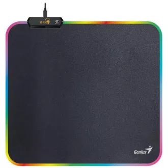 Genius GX GAMING GX-Pad 260S RGB Podloga za miš, gaming, 260×240×3 mm, RGB pozadinsko osvjetljenje, USB, crna Genius GX GAMING GX-Pad 260S RGB Podloga za miš, gaming, 260×240×3 mm, RGB pozadinsko osvjetljenje, USB, crna