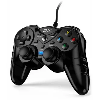 Genius GX Gaming GX-17UV, Gamepad, žičani, vibrirajući, za PC i PS3, USB, crni
