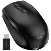Genius NX-8006S Type-C, miš, bežični, optički, 1200DPI, 3 tipke, USB-C, crni