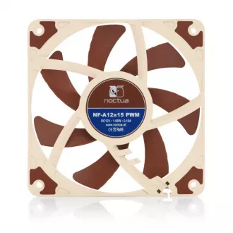 Noctua NF-A12x15-PWM, 120x120x15 mm, 4-pinski, 1850 RPM