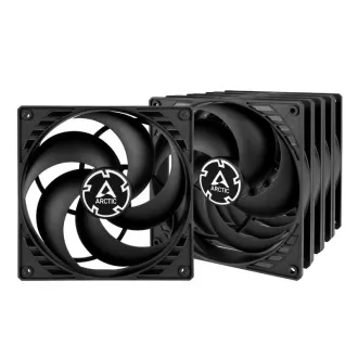 Arctic P14, 140x140x25 mm, set od 5 ventilatora, crni, 3-pinski