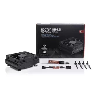 Noctua NH-L9i chromax.black, Intel LGA1150, LGA1151, LGA1155, LGA1156, AMD AM4 s NM-AM4-L9aL9i