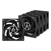 ARCTIC P8 PWM PST, 80x80x25 mm ventilator kućišta, 3000 RPM, 4-pinski, vrijedno pakiranje 5 kom