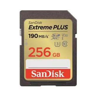 SanDisk Extreme PLUS SDXC 256GB 190MB/s V30 UHS-I SanDisk Extreme PLUS SDXC 256GB 190MB/s V30 UHS-I