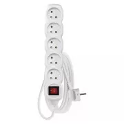 Emos produžni kabel P1513R - 5 utičnica, 3m, 16A, sa prekidačem