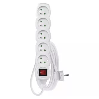 Emos produžni kabel P1513R - 5 utičnica, 3m, 16A, sa prekidačem