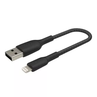 Belkin BOOST CHARGE™ Lightning/USB-A kabel, 15 cm, crni - izdržljiv