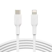 Belkin BOOST CHARGE™ Lightning/USB-C kabel, 1m, bijeli