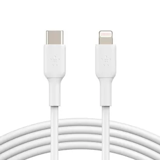 Belkin BOOST CHARGE™ Lightning/USB-C kabel, 1m, bijeli