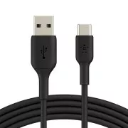 Belkin BOOST CHARGE™ USB-C/USB-A kabel, 1m, crni