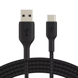 Belkin BOOST CHARGE™ USB-C/USB-A kabel, 1m, crni - izdržljiv