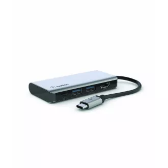 Belkin USB-C 4u1 višestruki adapter - 4K HDMI, USB-C PD 3.0, 2x USB-A 3.0