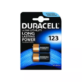 DURACELL baterija - 123A 3V litijska baterija, 3 V, 1500 mAh - 2 kom. DURACELL baterija - 123A 3V litijska baterija, 3 V, 1500 mAh - 2 kom.