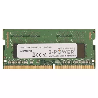 2-Power 4GB PC4-19200S 2400MHz DDR4 CL17 Non-ECC SoDIMM 1Rx8 (DOŽIVOTNO JAMSTVO) 2-Power 4GB PC4-19200S 2400MHz DDR4 CL17 Non-ECC SoDIMM 1Rx8 (DOŽIVOTNO JAMSTVO)