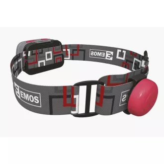 Emos LED čeona svjetiljka P3531, 330 lm, 65m, 1x CREE + 1x COB + crvena stražnja LED, 3x AAA +CR2032