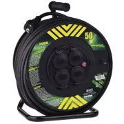 Emos produžni bubanj - 4 utičnice, 50m, 2,5 mm, guma, IP44