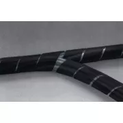 Nedis SWB KS-10BLACK - Upravljanje kabelima | Spiralna čahura | 10 m | Maks. debljina kabela 60 mm | PVC | Crna