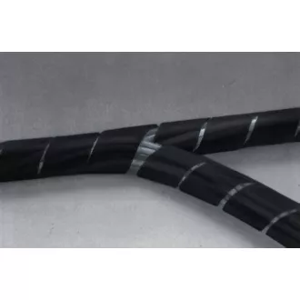 Nedis SWB KS-10BLACK - Upravljanje kabelima | Spiralna čahura | 10 m | Maks. debljina kabela 60 mm | PVC | Crna